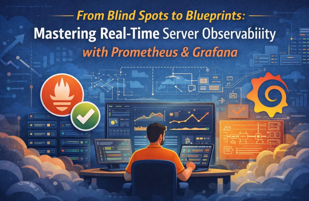 Real-Time Server Observability with Prometheus & Grafana